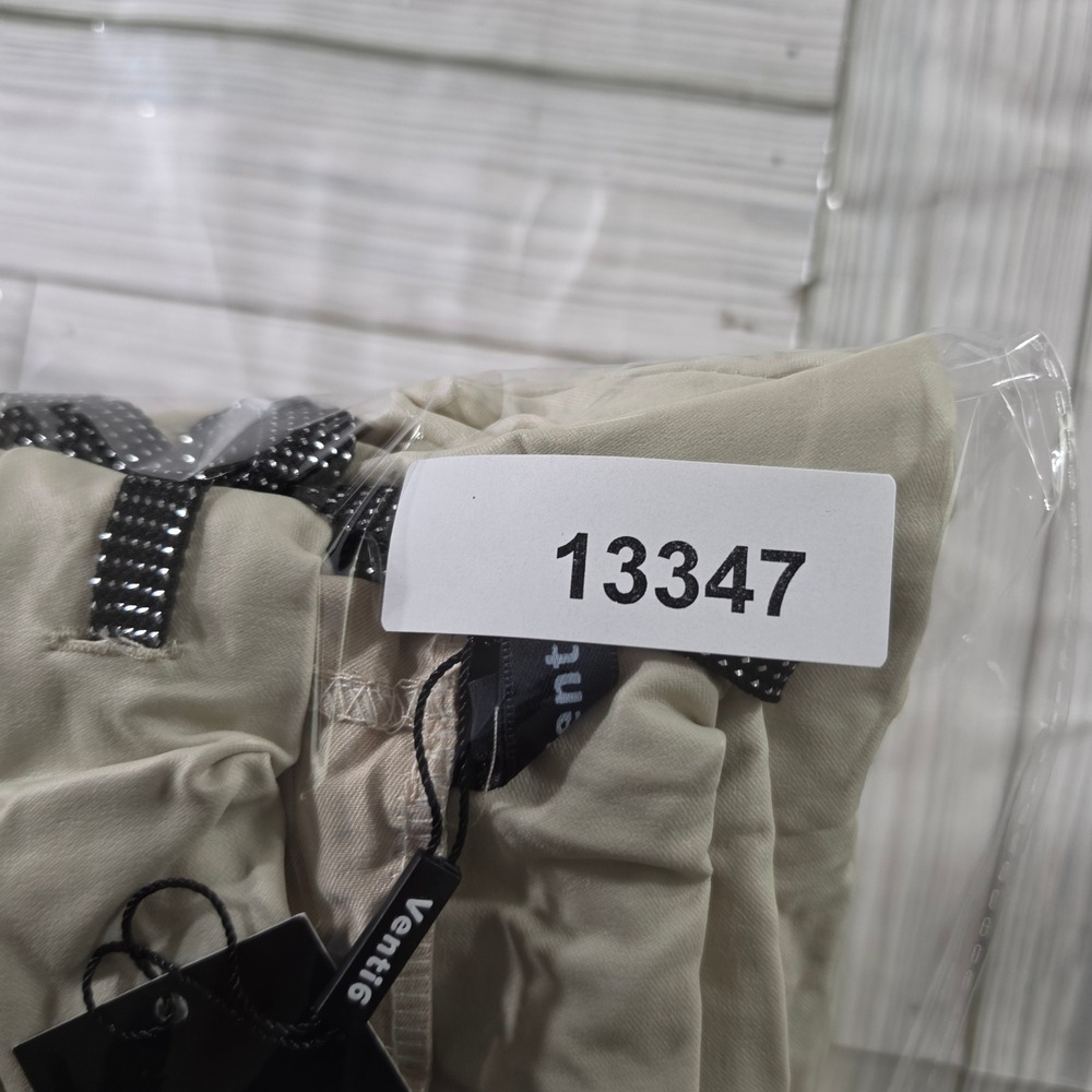 Venti6 Italy Womens Braided Side Stripe Jogger Pants Tan Beige Size M New - Picture 4 of 6